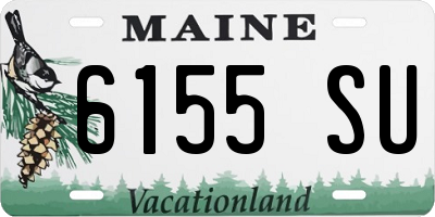 ME license plate 6155SU
