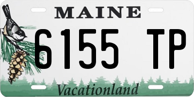 ME license plate 6155TP