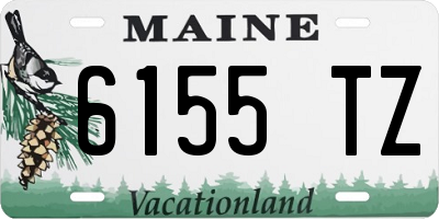 ME license plate 6155TZ