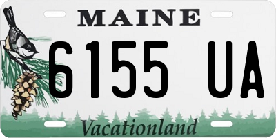 ME license plate 6155UA