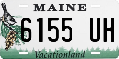 ME license plate 6155UH