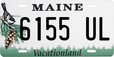 ME license plate 6155UL