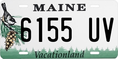 ME license plate 6155UV