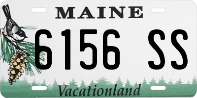 ME license plate 6156SS