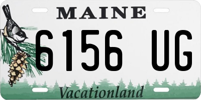ME license plate 6156UG