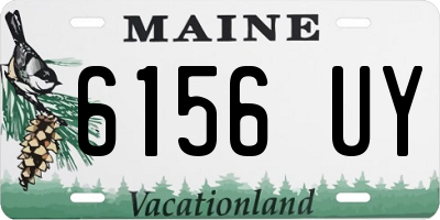 ME license plate 6156UY