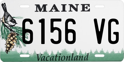 ME license plate 6156VG