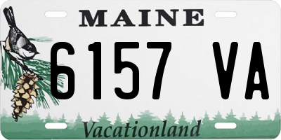 ME license plate 6157VA