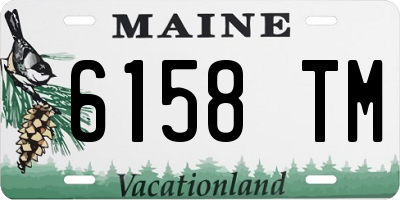 ME license plate 6158TM