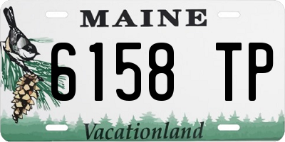 ME license plate 6158TP