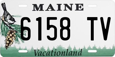 ME license plate 6158TV