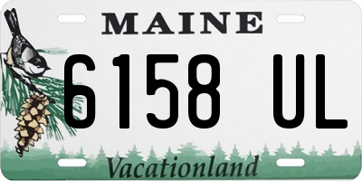 ME license plate 6158UL