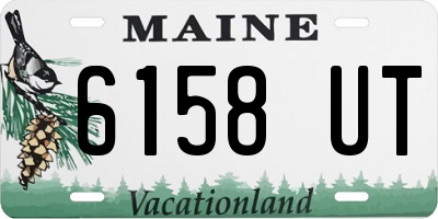 ME license plate 6158UT