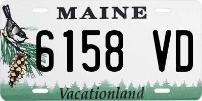 ME license plate 6158VD