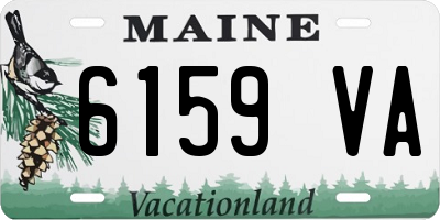 ME license plate 6159VA