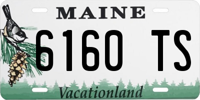 ME license plate 6160TS