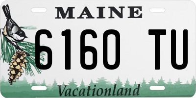 ME license plate 6160TU