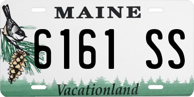 ME license plate 6161SS
