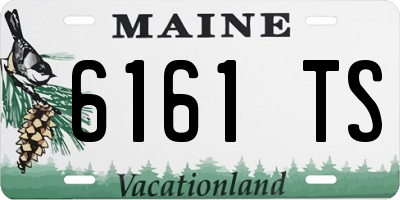 ME license plate 6161TS