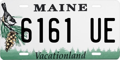 ME license plate 6161UE