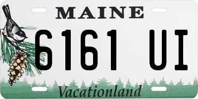 ME license plate 6161UI