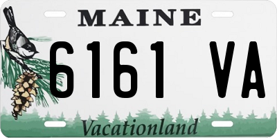 ME license plate 6161VA