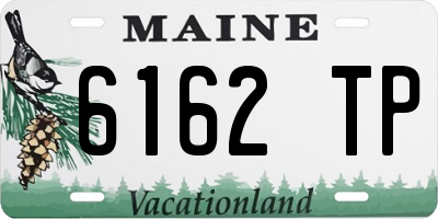 ME license plate 6162TP