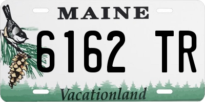 ME license plate 6162TR