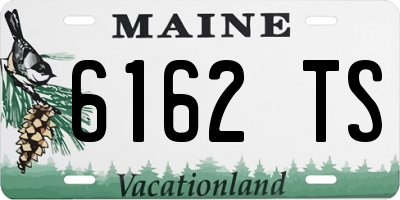 ME license plate 6162TS