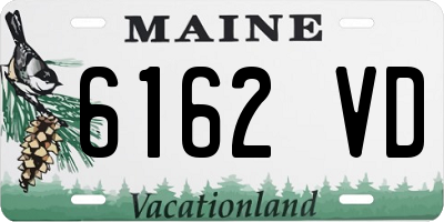 ME license plate 6162VD