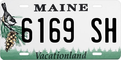 ME license plate 6169SH