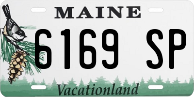 ME license plate 6169SP
