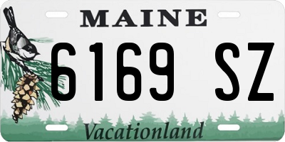 ME license plate 6169SZ