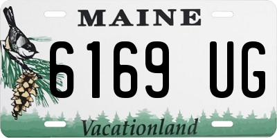 ME license plate 6169UG