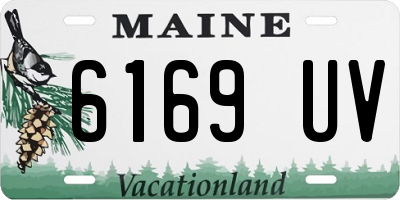 ME license plate 6169UV