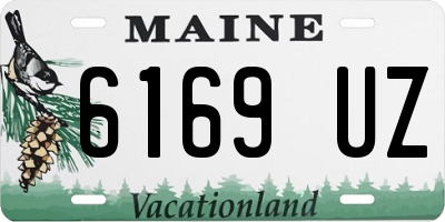 ME license plate 6169UZ
