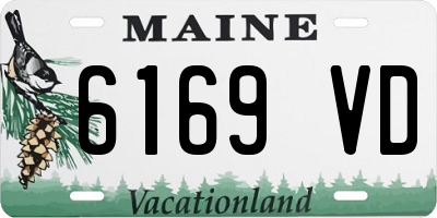 ME license plate 6169VD