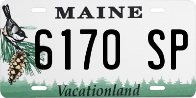 ME license plate 6170SP