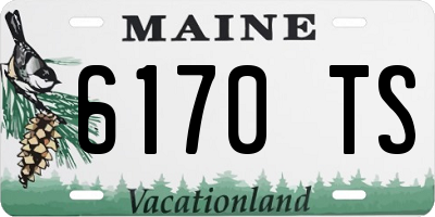 ME license plate 6170TS