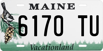 ME license plate 6170TU