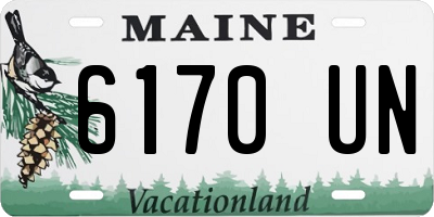ME license plate 6170UN