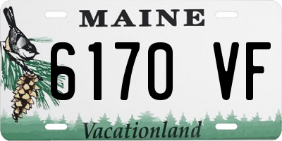 ME license plate 6170VF