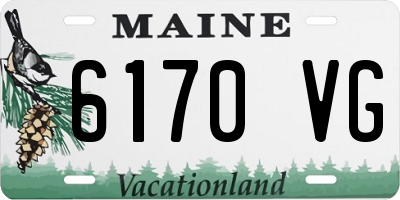 ME license plate 6170VG