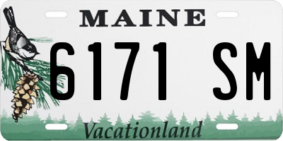 ME license plate 6171SM