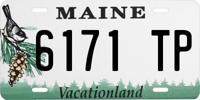 ME license plate 6171TP
