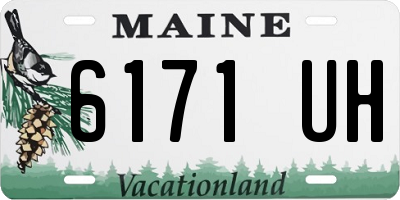 ME license plate 6171UH