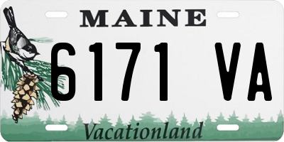 ME license plate 6171VA