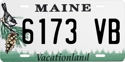 ME license plate 6173VB