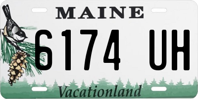 ME license plate 6174UH