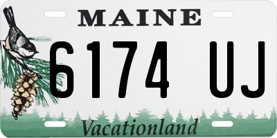 ME license plate 6174UJ